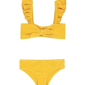 Zimmermann Kids' Clover Tie Front Two-Piece Swimsuit